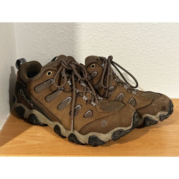 Oboz Women's Sawtooth II Low Waterproof Hiking Shoes - Walnut US 10 EUC - Picture 2 of 8